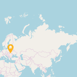 Хатина в Карпатах на глобальній карті